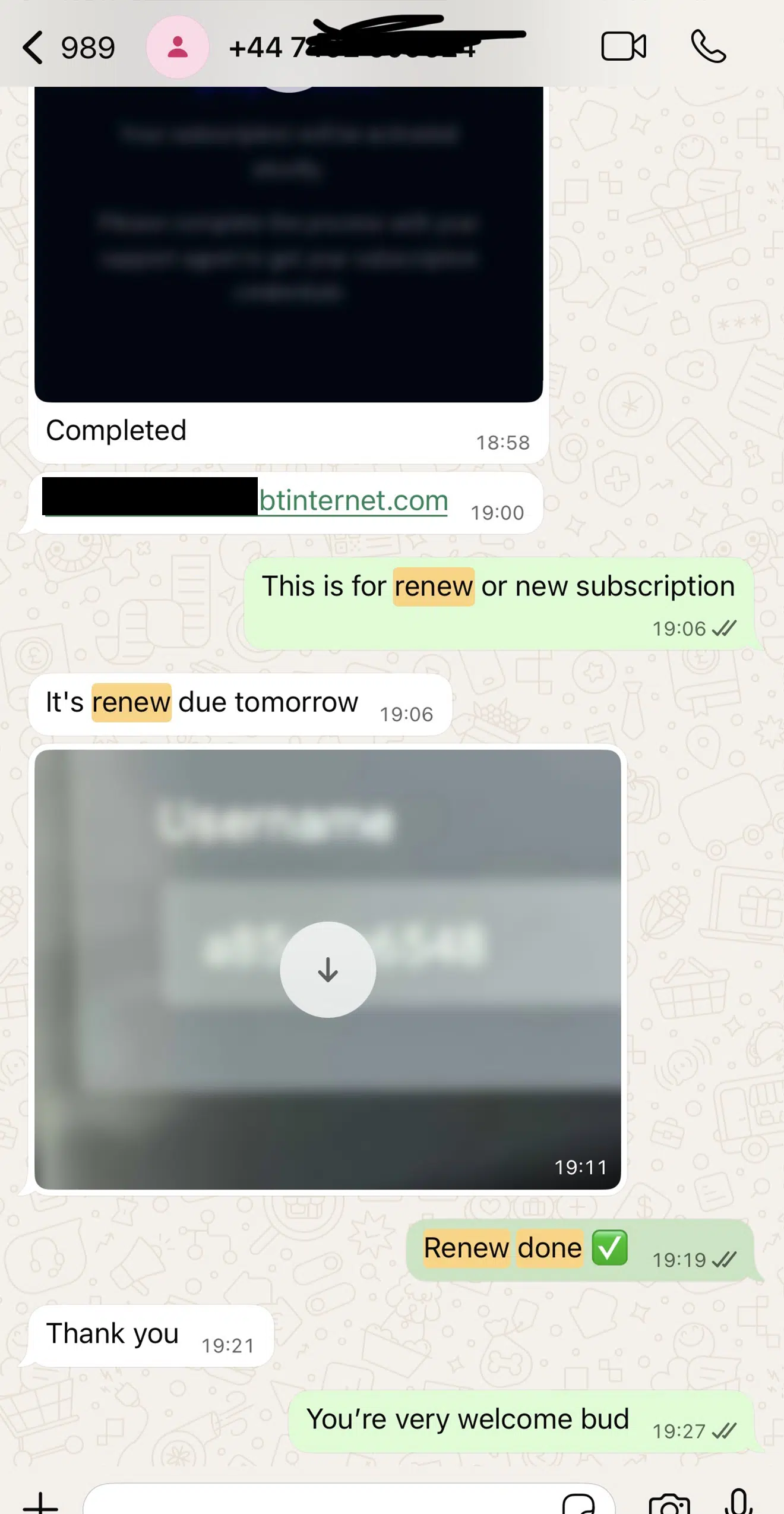 WhatsApp klantervaring: snelle verlenging