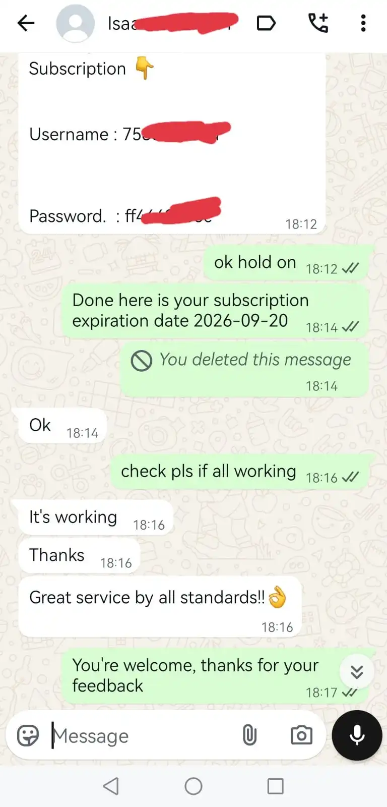 WhatsApp klantervaring: snelle activatie