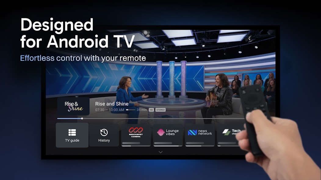 Official TiviMate interface screenshot from the developer’s Google Play listing